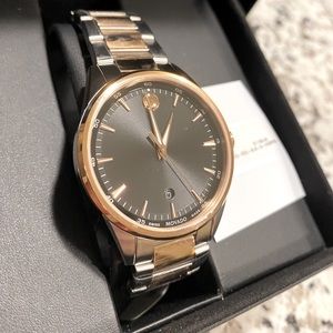 Movado Sapphire Crystal Black Dial